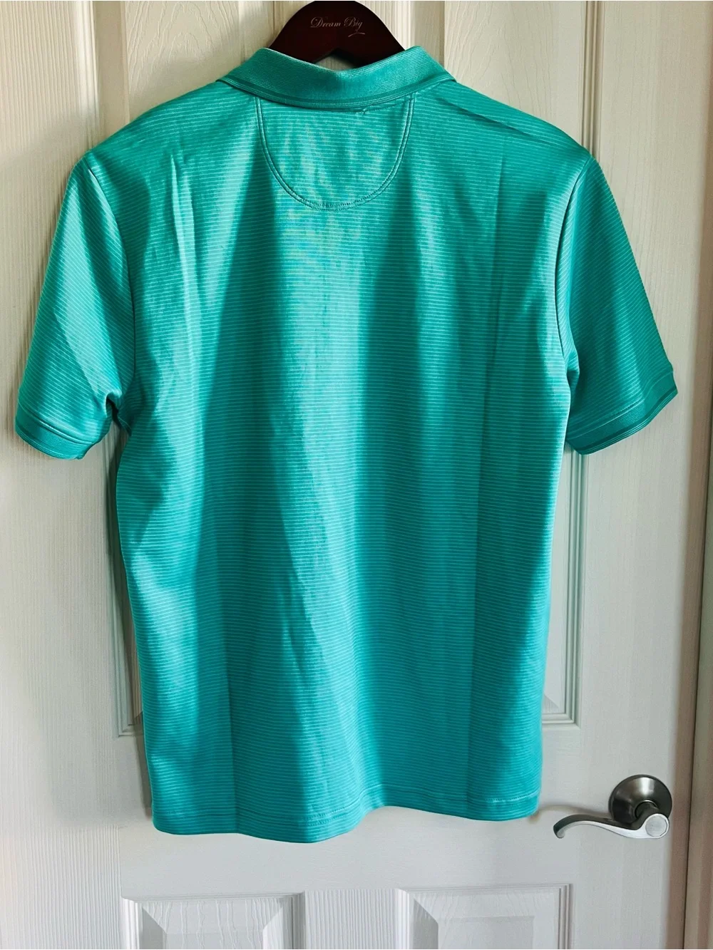 New Tommy Bahama Men's Blue Striped Polo Shirt sz small
